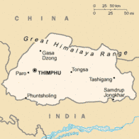 Bhutan Map