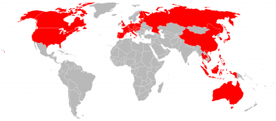 今までに行った国